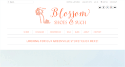 Desktop Screenshot of blossomshoessc.com